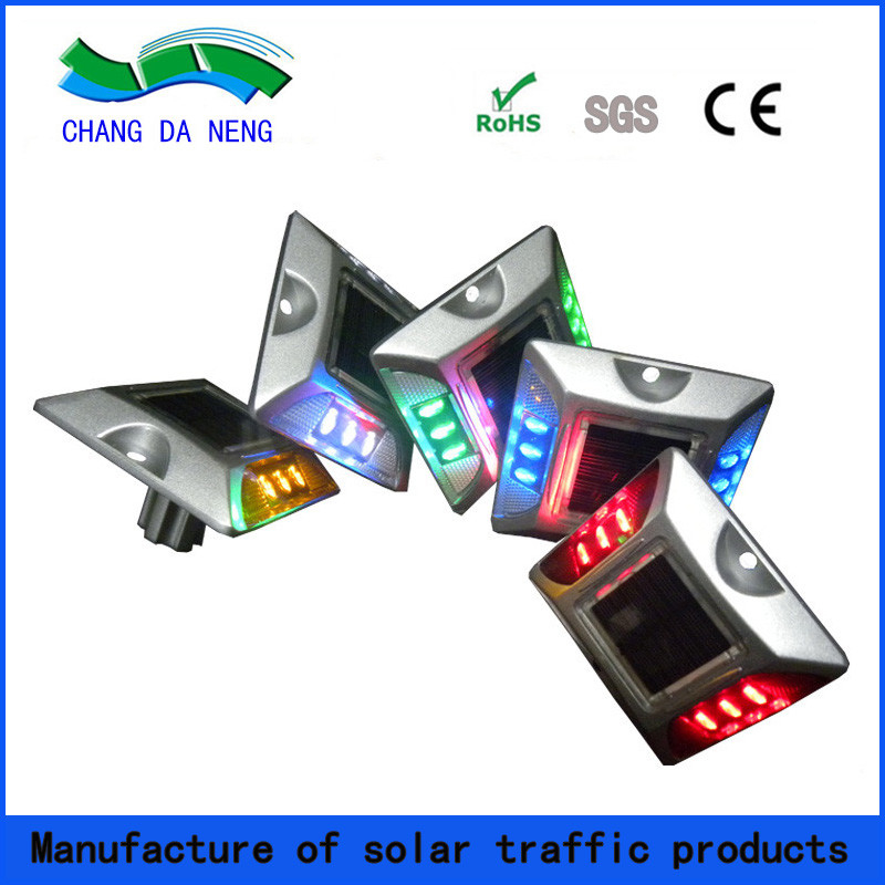 PBW Aluminio Solar Road Stud LED reflector solar de la carretera para la advertencia de seguridad