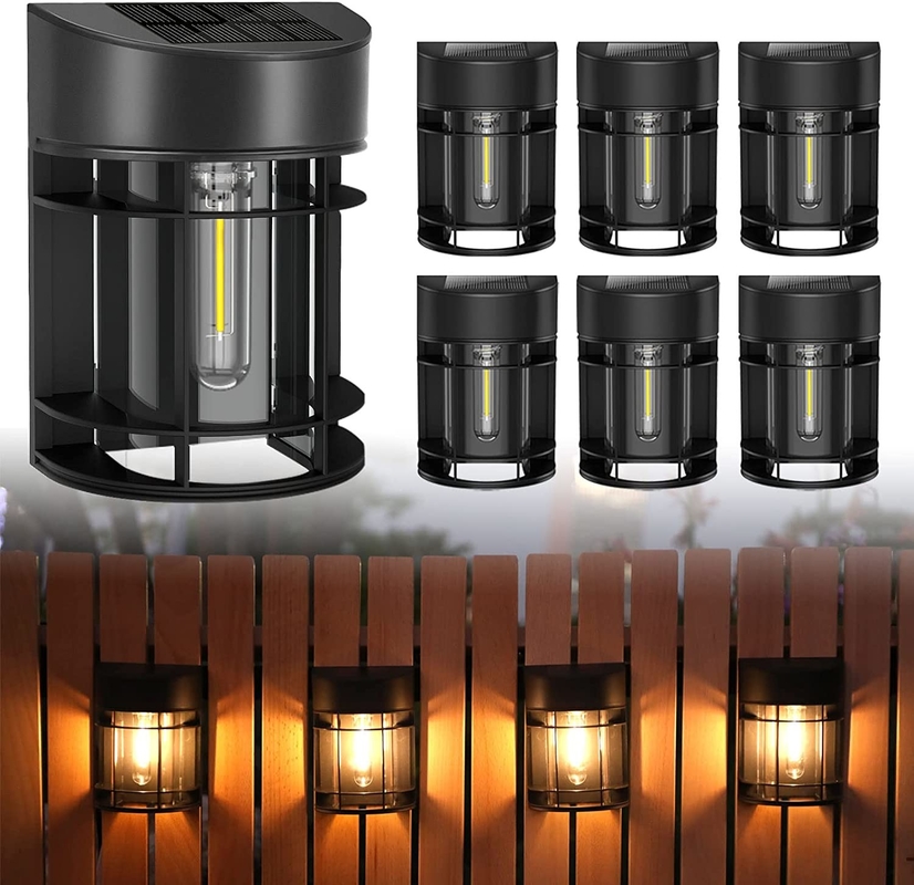 Blanco cálido a la luz solar de pared RGB Batería de litio ternario con carcasa de PC IP65 impermeable