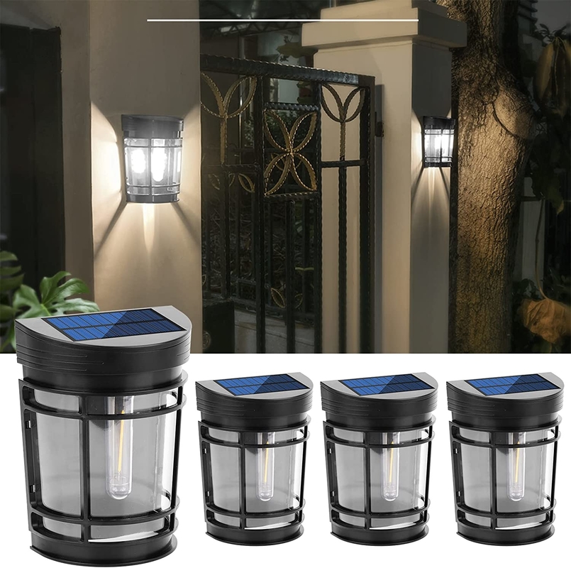 Blanco cálido a la luz solar de pared RGB Batería de litio ternario con carcasa de PC IP65 impermeable