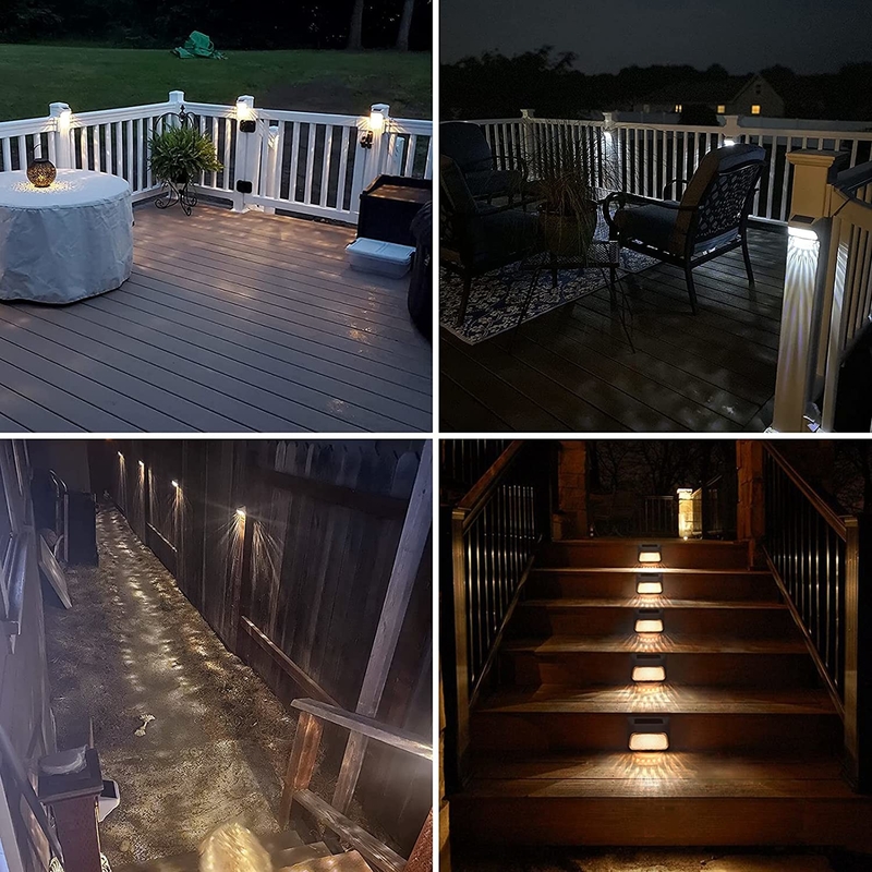 Las luces solares del paso del sensor ligero llevaron la luz solar del jardín para las escaleras al aire libre caminan cerca Yard