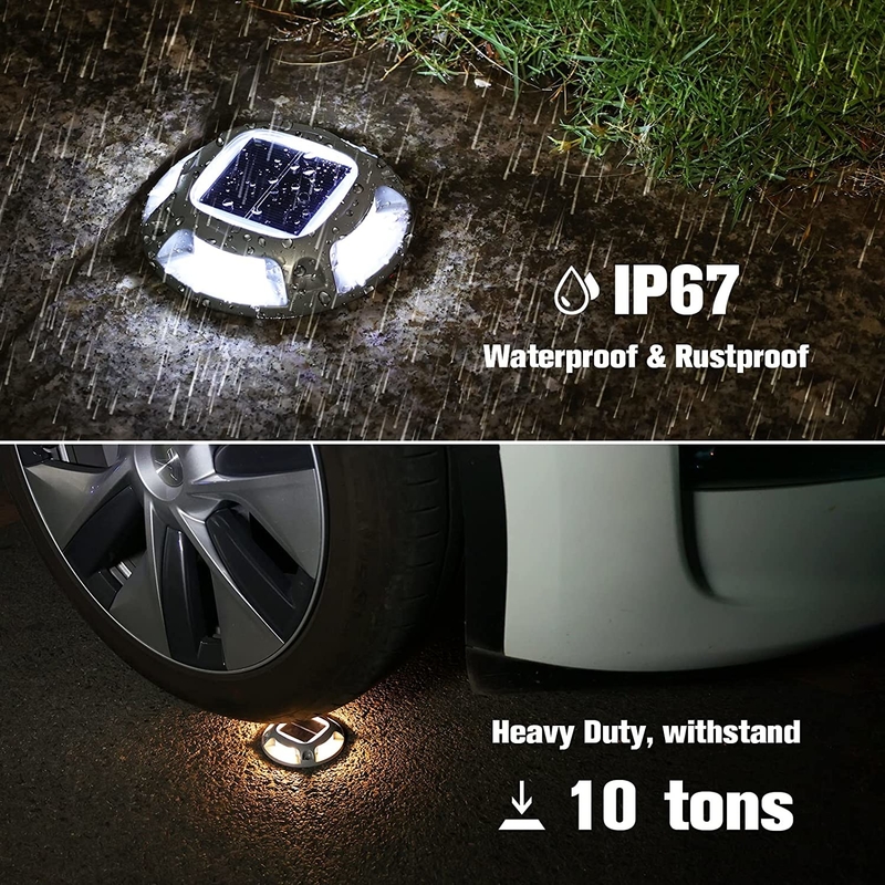 Luz solar LED de alto brillo hecha de aluminio y material PC con rodamiento de 3t