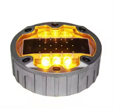 Estrada solar incrustada de aluminio de 60 toneladas Resiste el destello de la luz Garage a prueba de agua Autopista Jardín borde de la carretera