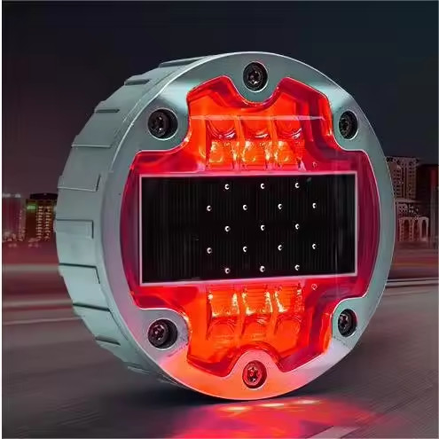 Estrada solar incrustada de aluminio de 60 toneladas Resiste el destello de la luz Garage a prueba de agua Autopista Jardín borde de la carretera