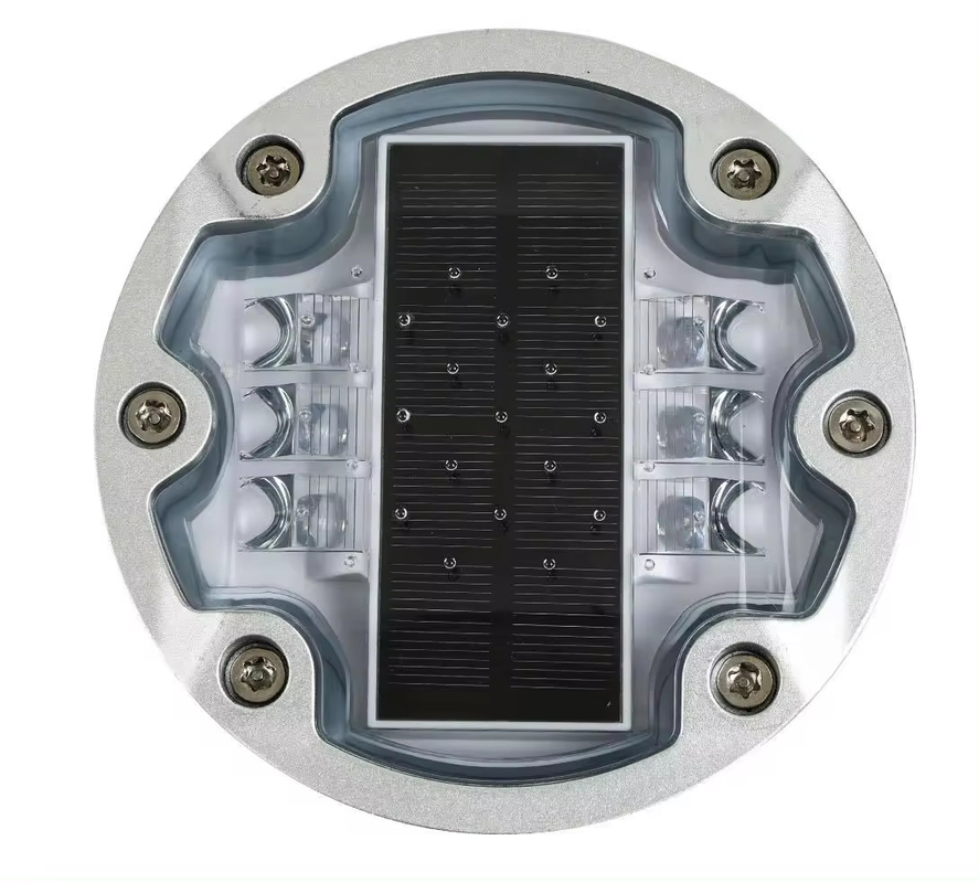 Estrada solar incrustada de aluminio de 60 toneladas Resiste el destello de la luz Garage a prueba de agua Autopista Jardín borde de la carretera