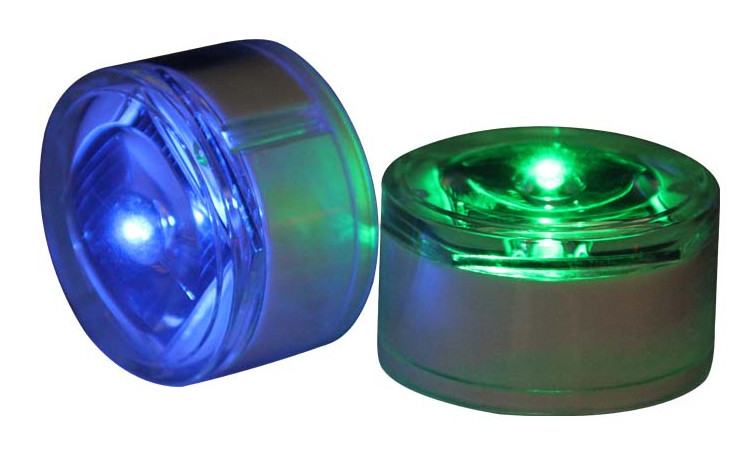 Rodillos solares subterráneos de aluminio redondo incrustado faro de luz LED marcadores de carretera