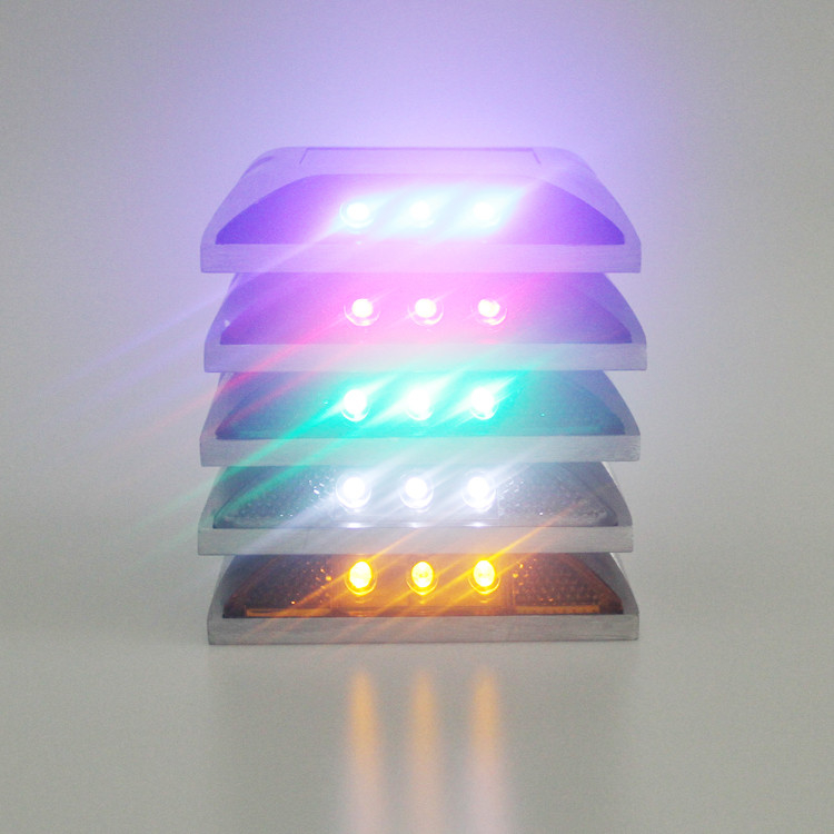 Cat Eye Aluminio Tráfico solar reflector de luz IP68 Carretera de varios colores