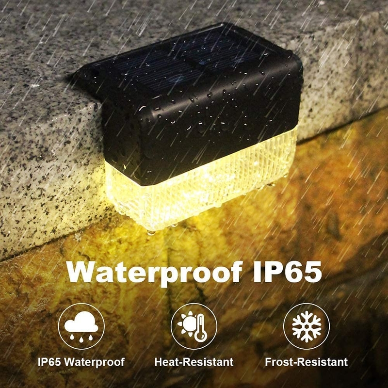 IP65 resistente al agua luz solar de pared exterior blanco caliente RGB luz solar de pared