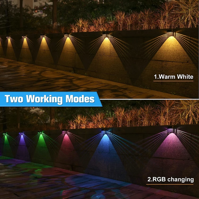 Luz solar Luz solar de jardín Proyección de luz de patrón RGB Luz a prueba de agua Decorar jardín patio trasero Jardín delantero
