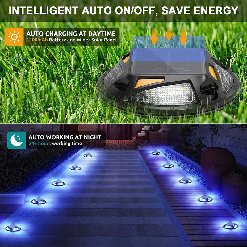 Clasificación de impermeabilidad IP67 2V Luz solar de muelle con 20 lúmenes y fuente de energía solar