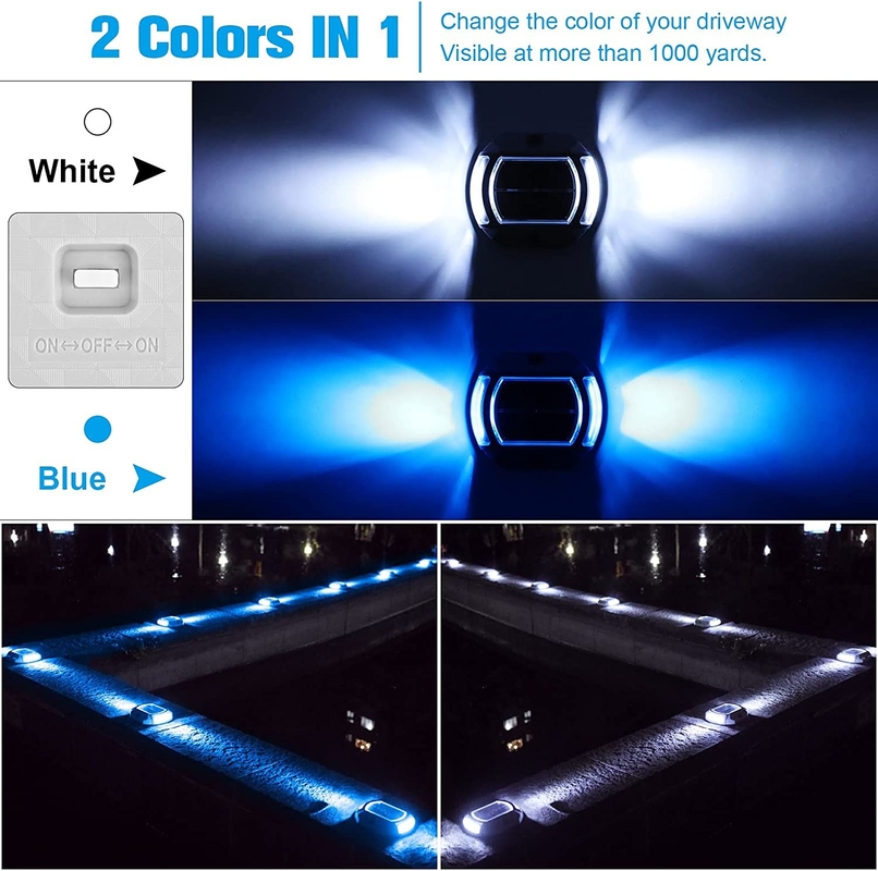 Luz de cerca solar a prueba de agua con 20 lumens de brillo y tiempo de carga de 4,5 horas