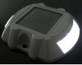 Aluminio resistente al agua IP68 reflectores solares de lado de la carretera luces marcador luces de percha solar
