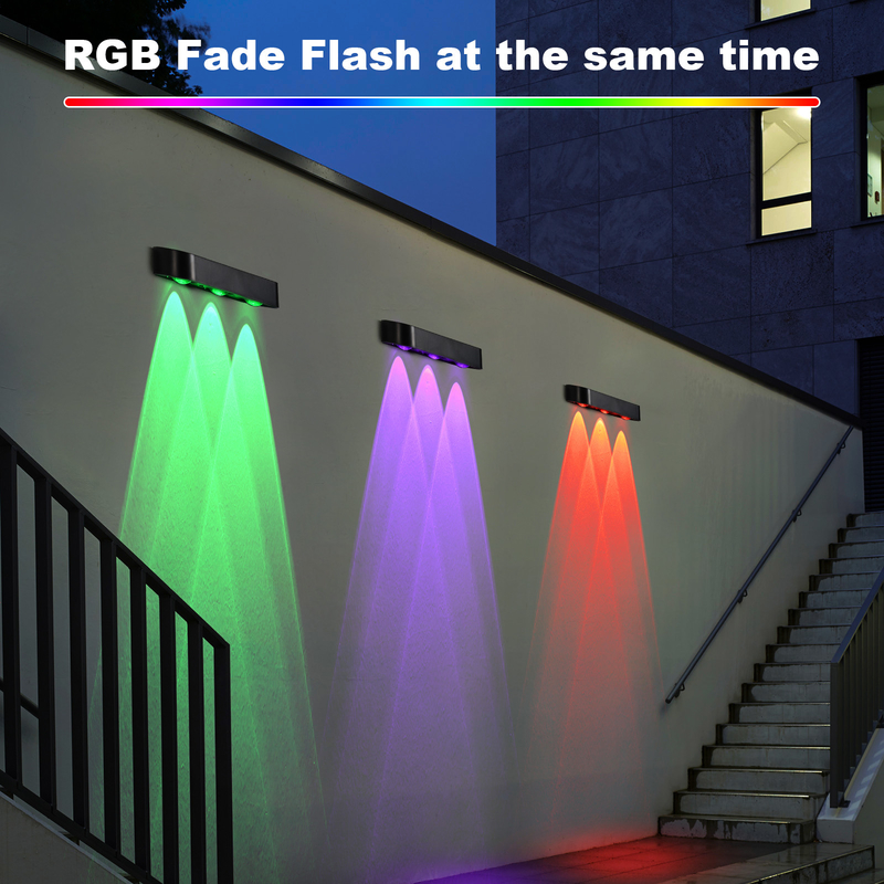 CDN-KF04E Luz LED RGB con energía solar Iluminación exterior versátil y de ahorro de energía con una duración ≥50000h