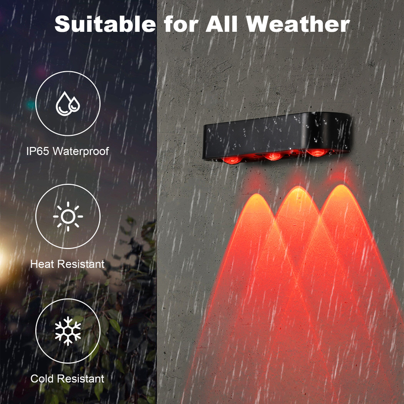 CDN-KF04E Luz LED RGB con energía solar Iluminación exterior versátil y de ahorro de energía con una duración ≥50000h