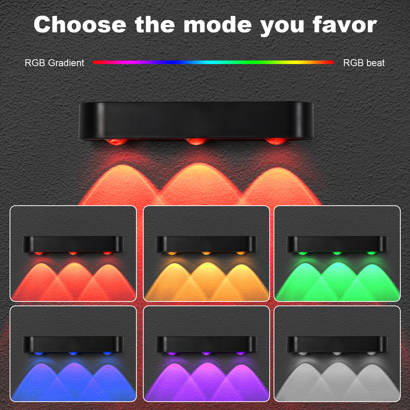 CDN-KF04E Luz LED RGB con energía solar Iluminación exterior versátil y de ahorro de energía con una duración ≥50000h