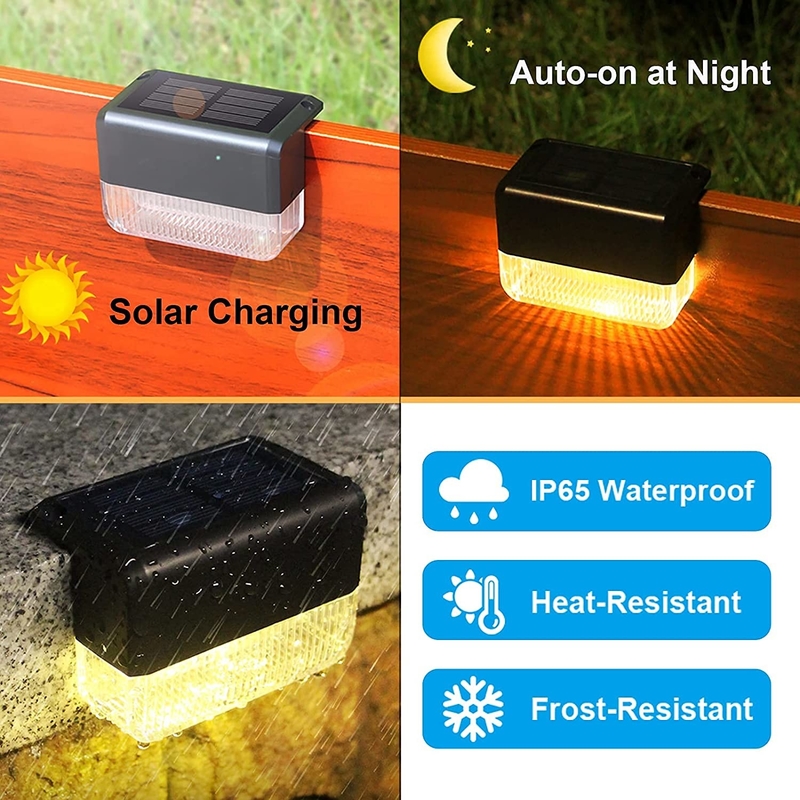 Luzes de jardín solares resistentes a la intemperie Cct 3500K Panel solar monocristalino de silicio blanco cálido ahorrando energía