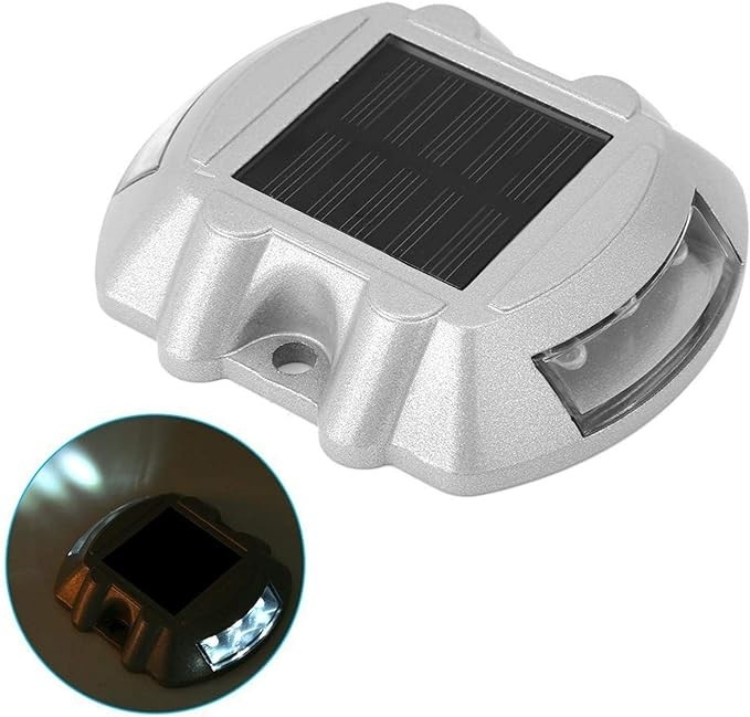 Reflectores solares de carretera con pegamento o montaje de tornillo LED Qty 2pcs por lado -20°C a 70°C