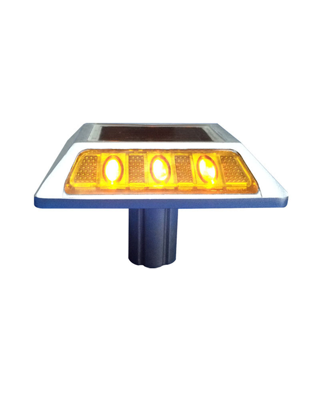 250 g Luz intermitente con energía solar con 6 LED y modo de destello o constante Distancia visual 800 metros Fuente de luz LED