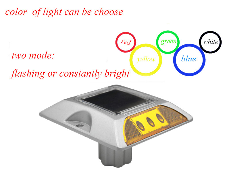 Iluminación Ultra Larga 6 LED reflectores solares de carretera con 800 metros de distancia visual