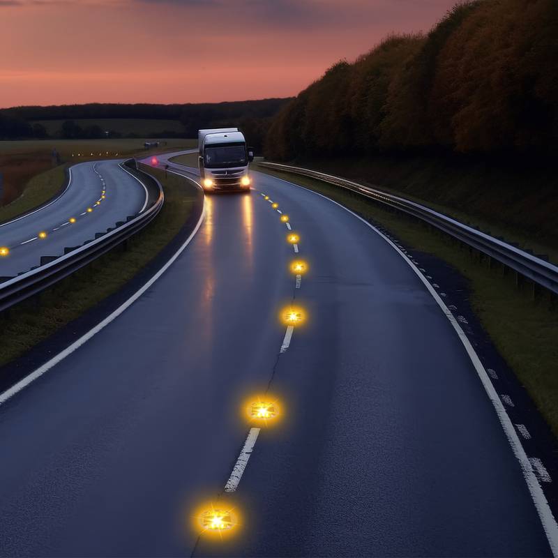 Marcadores solares de carretera de 143*53 mm para una duración y un rendimiento más altos