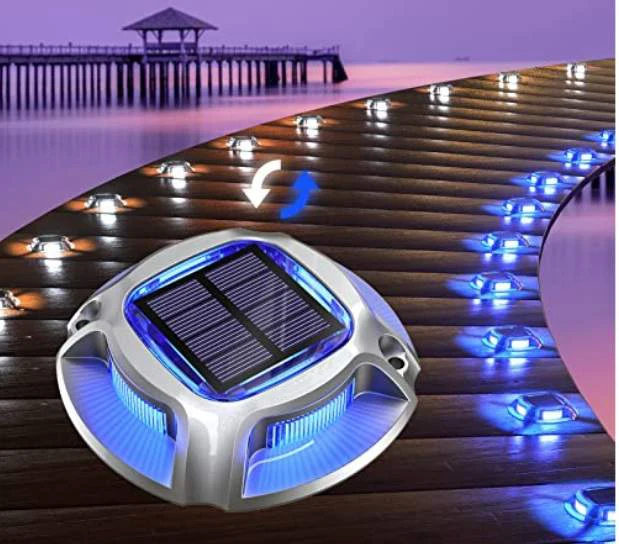 IP67 Luz solar impermeable con batería 1.2V/600MAH Ni-Mh Batería -20C- 60C para la seguridad e iluminación del muelle