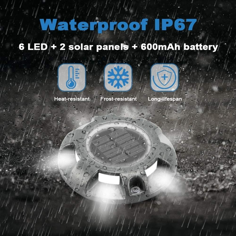 Fuente de luz LED Puertas de carretera con energía solar IP68 a prueba de agua para un rendimiento duradero