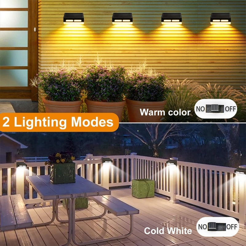 3.7V PWM controlador de carga solar luces de decoración para jardín / pared / cerca / diseño del paisaje