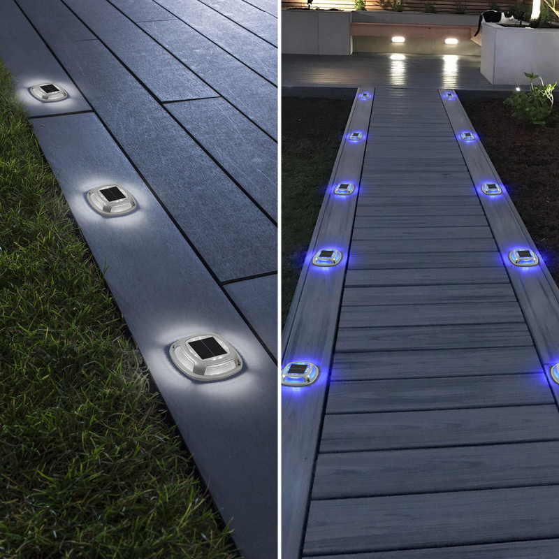 nuevo diseño solar led jardín de la luz del muelle material de aluminio
