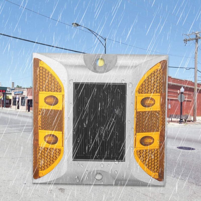 IP67 Protección solar a prueba de agua con voltaje de entrada de 6V de CC y flujo luminoso de 80 lm para la seguridad del tráfico