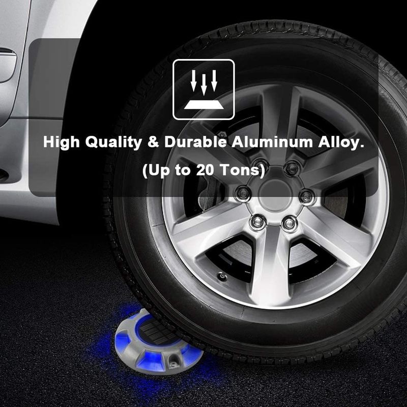 Aluminum Alloy Solar Road Stud with 6000K Daylight Alert IP67 Waterproof and 2-Year Warranty