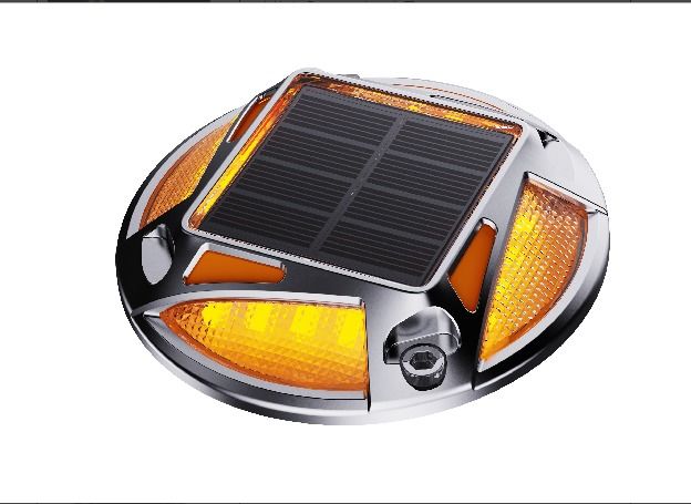 Baliza solar vial con 12 LED de resistencia al envejecimiento para la seguridad vial