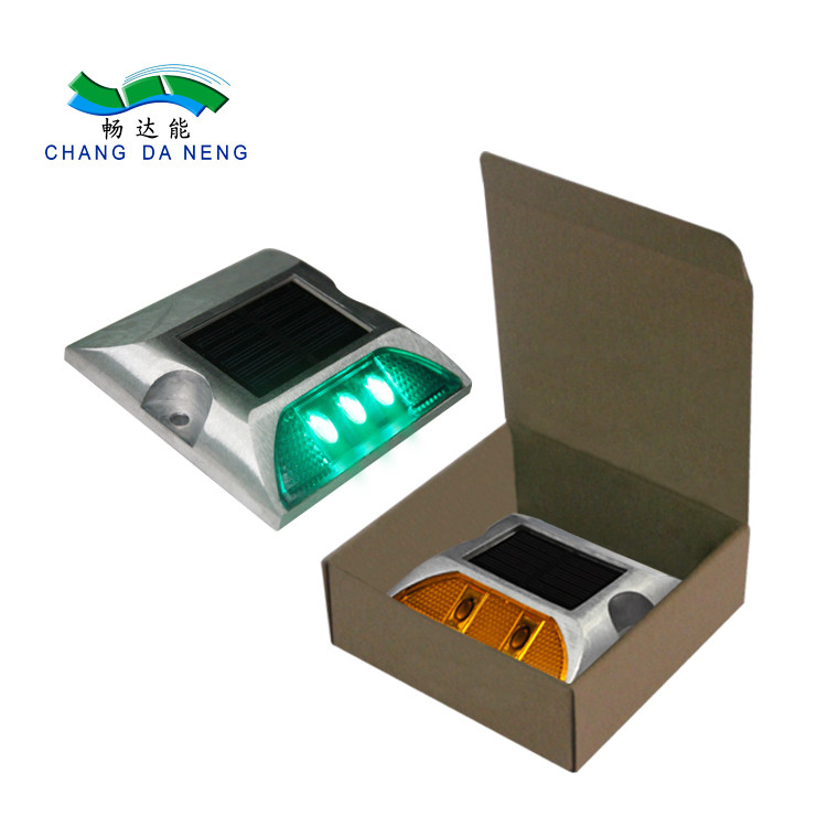 Marcador solar de aluminio al aire libre del camino de IP68 LED Cat Eyes Road Stud Driveway