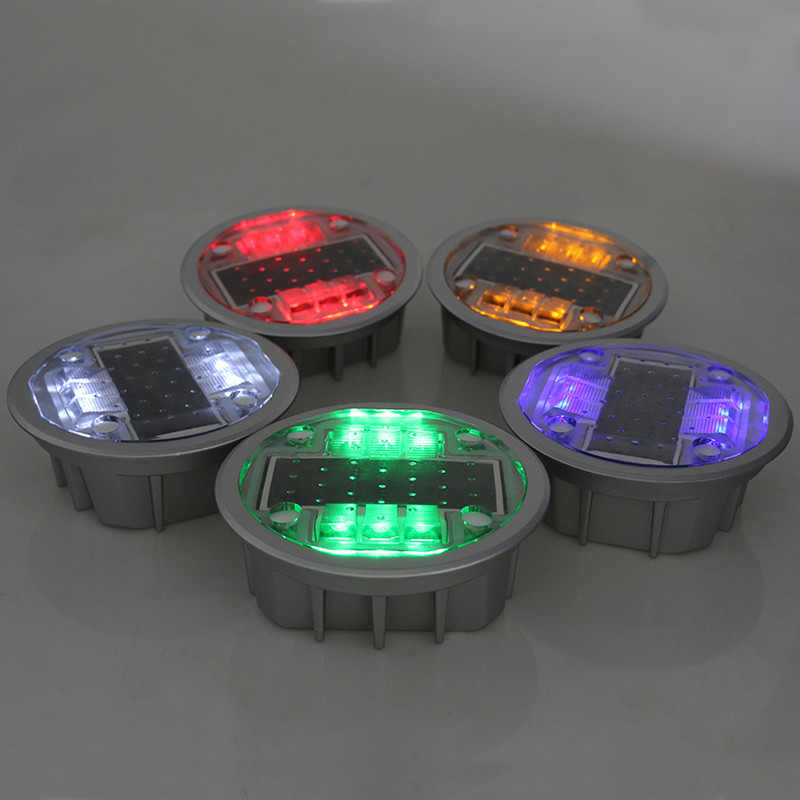 El muelle solar del ojo de gato IP67 enciende la lámpara de pie solar Las luces LED de la escalera de la cubierta montantes de carretera LED alimentados por energía solar