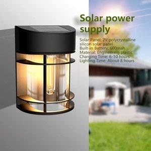 Prenda impermeable solar constantemente brillante del panel solar de la luz 5V 150MA de la pared del jardín