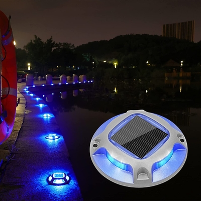 Luz de cubierta exterior con energía solar Luces solares de acero inoxidable para cubierta Mini luces solares para cubierta Luces solares para escalones