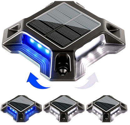 12V LED resistente al agua Iluminación solar de muelle Material de aluminio Instalación de tornillo