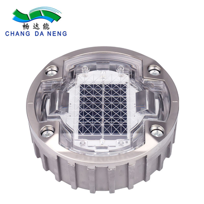 En el suelo LED luces de advertencia solares señales rodillos de carretera con energía solar