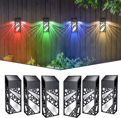 4.5 horas de carga de la luz de la cerca solar para facilitar el cuidado de la iluminación exterior