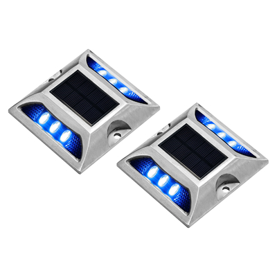 Caminos luminosos de aluminio solar con luces intermitentes y tiempo de trabajo ≥ 100h