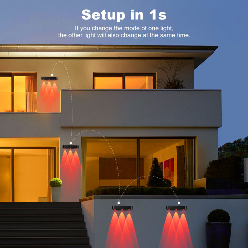 Luces de jardín solares exteriores de larga duración con temperatura de color de 4000k y garantía de 1-3 años