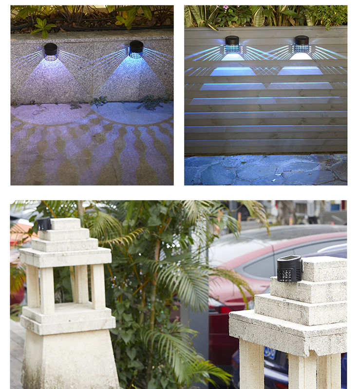 50000 horas de vida útil Luz de cerca solar con ángulo de haz de 120 ° y garantía de 2 años para decoración de jardín al aire libre