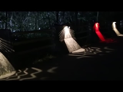 Luces solares KF14A de la pared del jardín