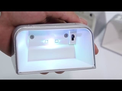 lámpara de cerco de aluminio con luz solar