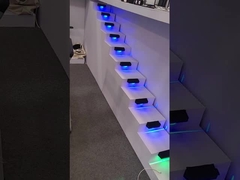 luz escalonada solar exterior